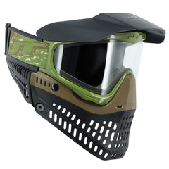 JT Proflex SE Paintball Mask - Brown/Olive w/ Clear Thermal Lens