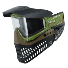 JT Proflex SE Paintball Mask - Brown/Olive w/ Clear Thermal Lens