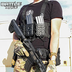 Battle Style MOLLE Chest Rig by Laylax Tan Only