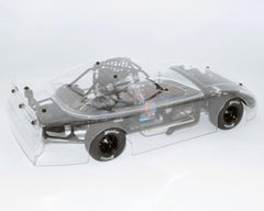 1RC Racing Asphalt Late Model 1/18 Brushless RTR 2WD Oval Racer (Clear) w/2.4GHz Radio, Battery & USB Charger
