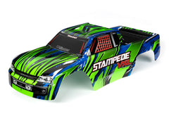 Traxxas Body, Stampede VXL, green & blue (painted, decals applied)