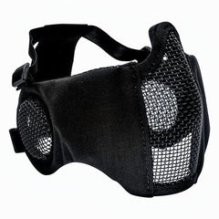 Air Raid Steel Mesh Half Face Mask with Ears