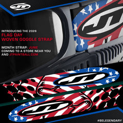 JT Woven Goggle Strap - June - Flag Day