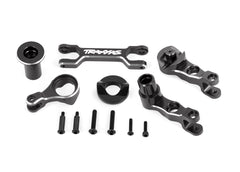 X-Maxx Gray Aluminum Steering Bellcranks