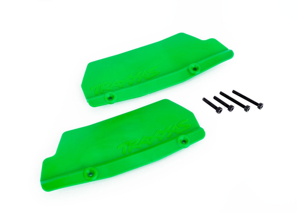 Green Rear Mud Guards with Screws