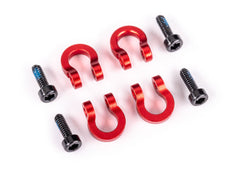 BUMPER D-RINGS ALUM RED