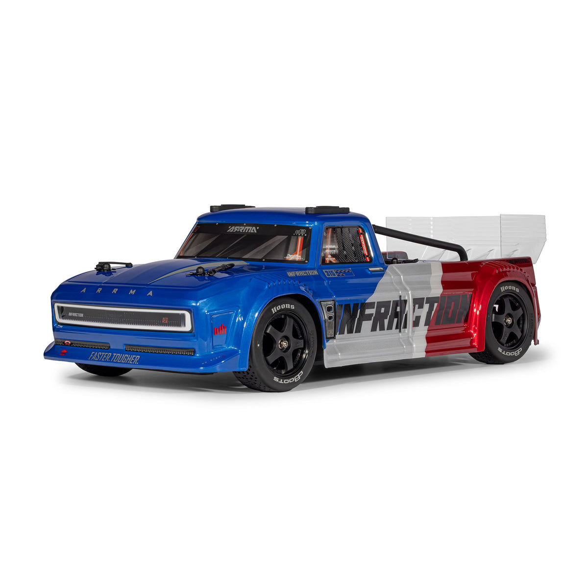 1/8 INFRACTION 223S DSC 4X4 RTR Brushless All-Road Street Bash Truck, Teal/Pink
