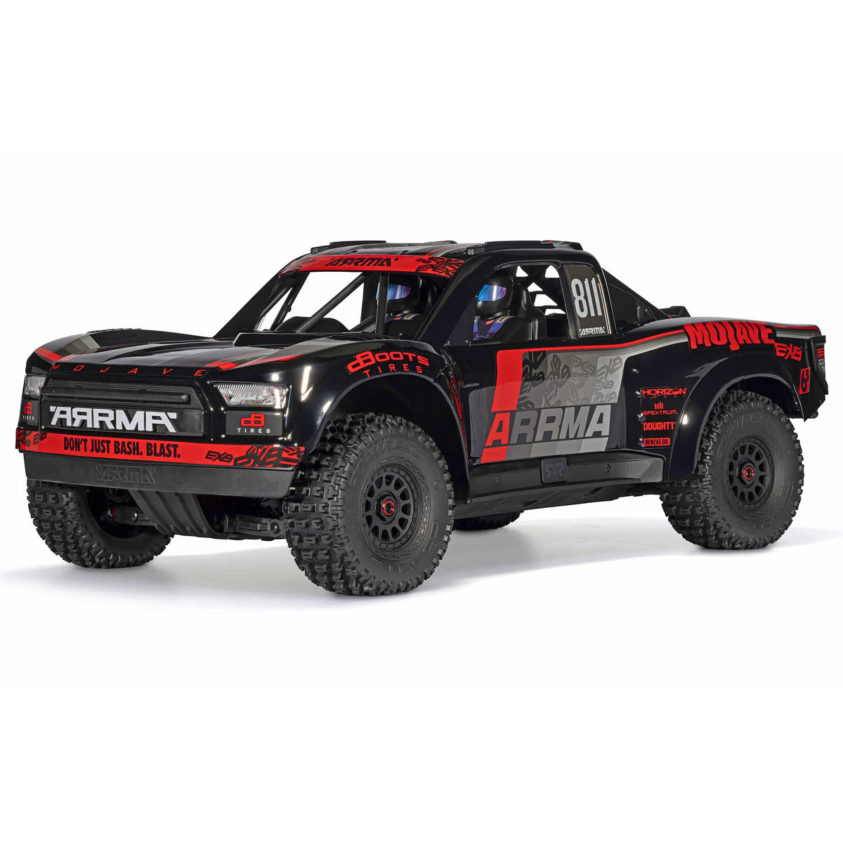 1/7 MOJAVE 6S EXB 4X4 RTR Brushless Desert Truck, Black
