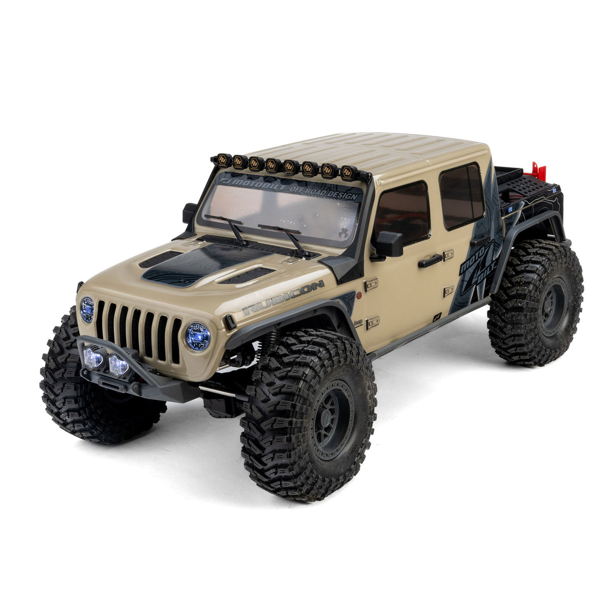 1/10 SCX10 III Motobilt Waypoint Jeep JT Gladiator 4X4 RTR Brushed Rock Crawler