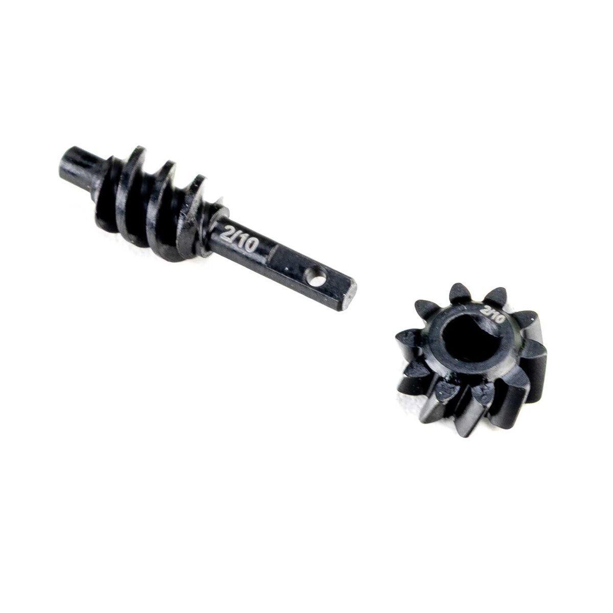Axial Steel Ring/Pinion Worm Gear, 2/10T, Axle: SCX30