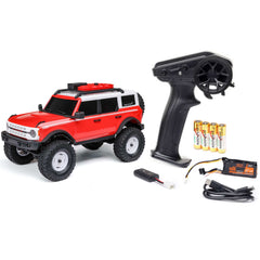 1/24 SCX24 Ford Bronco 4X4 RTR Brushed Rock Crawler (Battery & Charger Included)