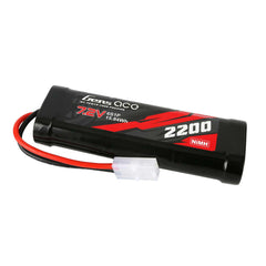 Gens Ace 2200mAh 7.2V Ni-MH Battery with Tamiya Plug is suitable for RC Cars Truck.