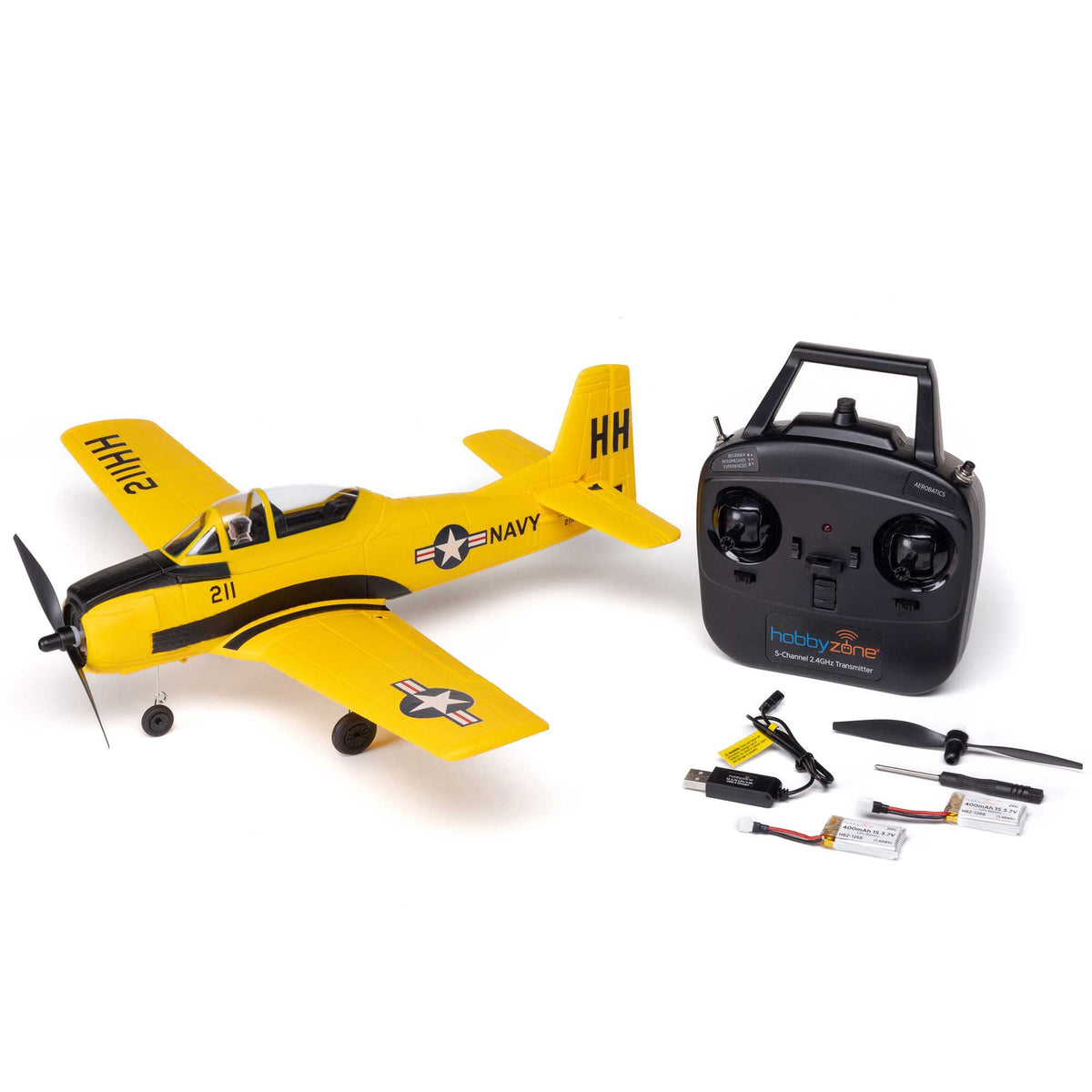 T-28 Trojan 450mm RTF with SAFE (2 Flight Batteries Included)