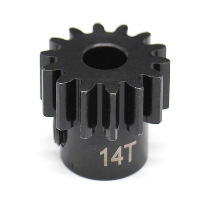 Hot Racing 14t Mod 1.5 Hardened Steel Pinion Gear 8mm Bor
