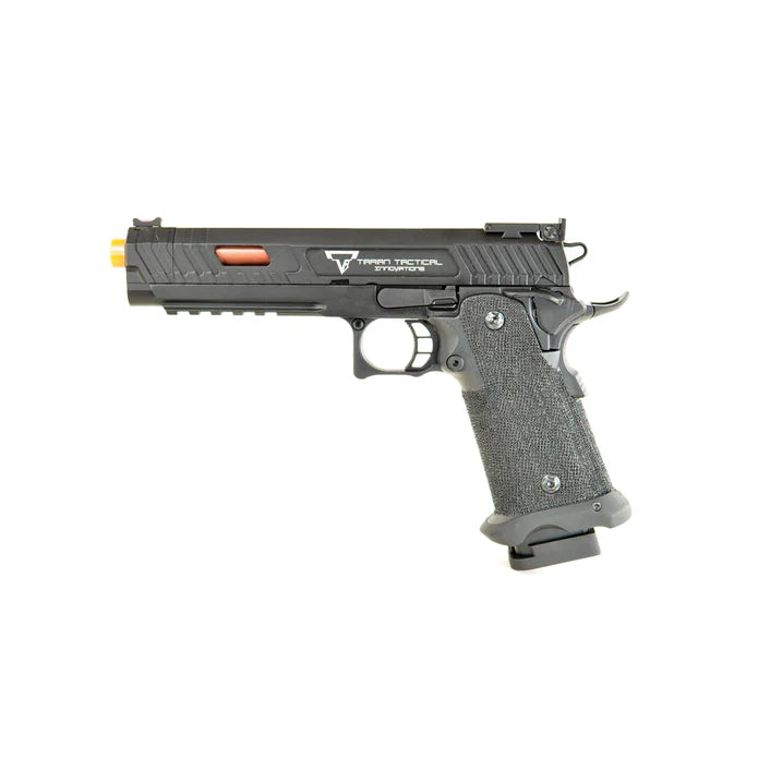 TTI Combat Master Sight Block Hi Capa by JAG Arms Airsoft Pistol - Green Gas