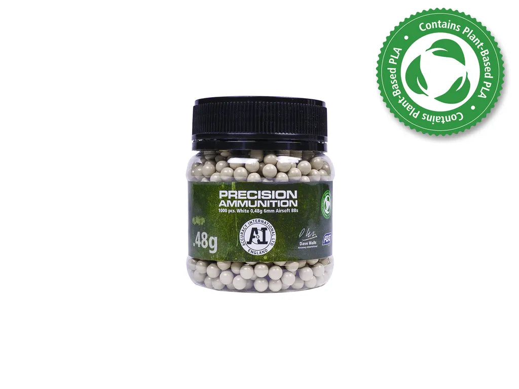 Accuracy Int., 0.48g airsoft BB, 1000 pcs. bottle