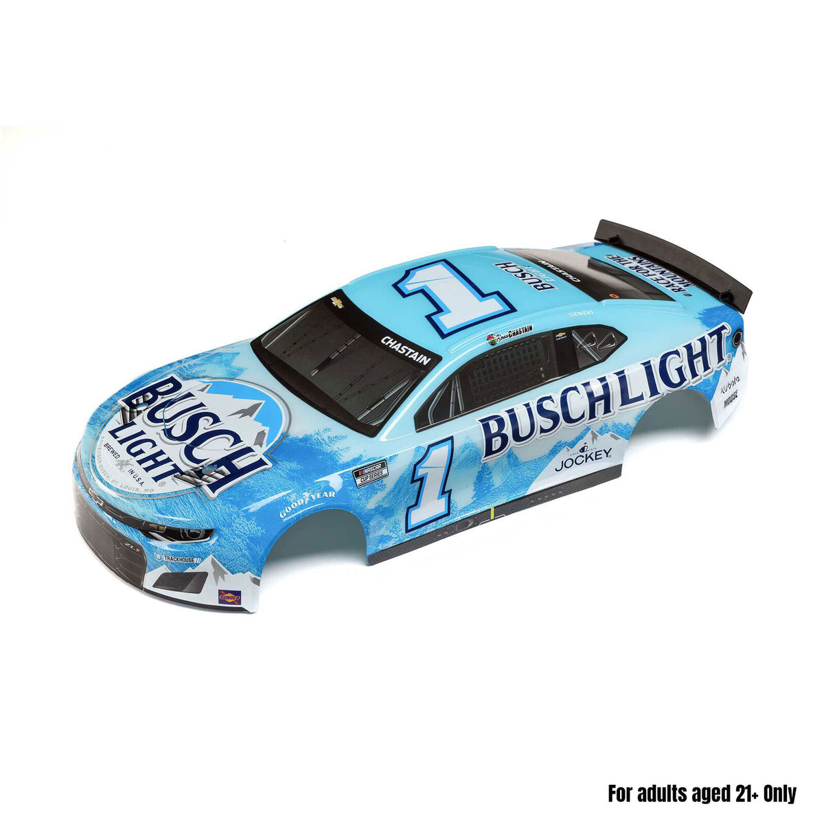 Losi Ross Chastain #1 Busch Light 2025 Body: NASCAR GROM