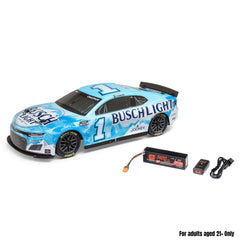 1/12 NASCAR RC Racecar Ross Chastain No. 1 Busch Light 2025 Chevrolet Camaro ZL1 2S AWD RTR Brushed On-Road (Battery & Charger Included)