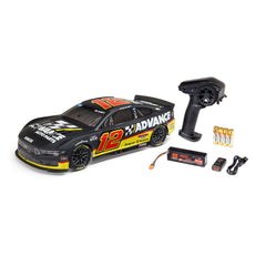 1/12 NASCAR RC Racecar Ryan Blaney No. 12 Advance Auto 2025 Ford Mustang 2S AWD RTR Brushed On-Road (Battery & Charger Included)