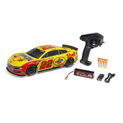 1/12 NASCAR RC Racecar Joey Logano No. 22 Shell 2025 Ford Mustang 2S AWD RTR Brushed On-Road