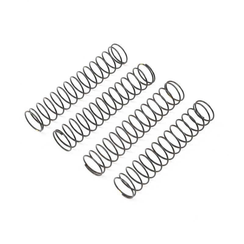 Losi Shock Spring Soft, Yellow, 1.1 rate (4): LMT