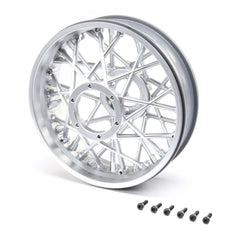 Rear Wheel Set, Satin Chrome: PM-MX