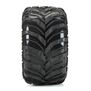 Dreadnaught Mounted Black Wheel F/R (4) for Arrma Gorgon/Quake Grom