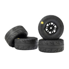 1/16 Vector Front/Rear Tires MTD 12mm Black Split Six (4): MOJAVE GROM