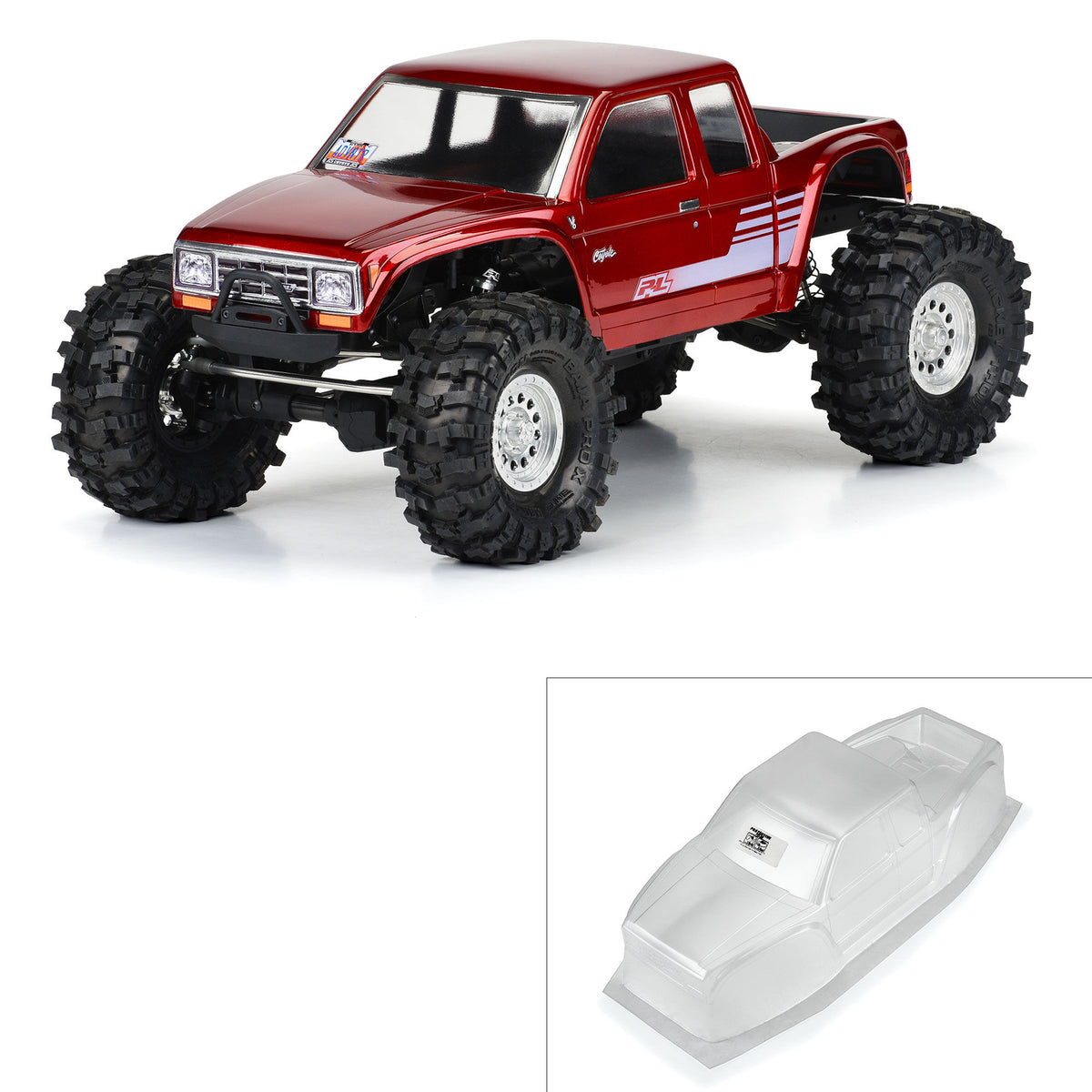 1/10 Coyote HP Clear Body 12.3" Wheelbase Crawlers