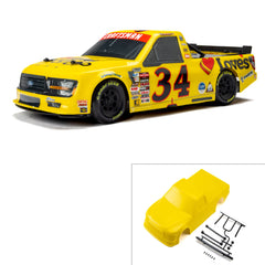 Limited Edition 1/12 Pre-Cut/Pre-Painted Layne Riggs #34 Love Yellow Body: Losi NASCAR
