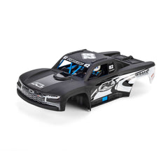 1/16 Limited Edition Pre-Cut/Pre-Painted 2019 Chevy Silverado Trophy Truck Body, Matte Black: ARRMA MOJAVE GROM