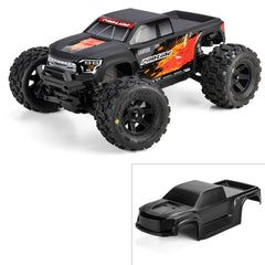 1/16 Limited Edition Pre-Cut/Pre-Painted Brute Truck Body, Matte Black: Traxxas Mini Maxx