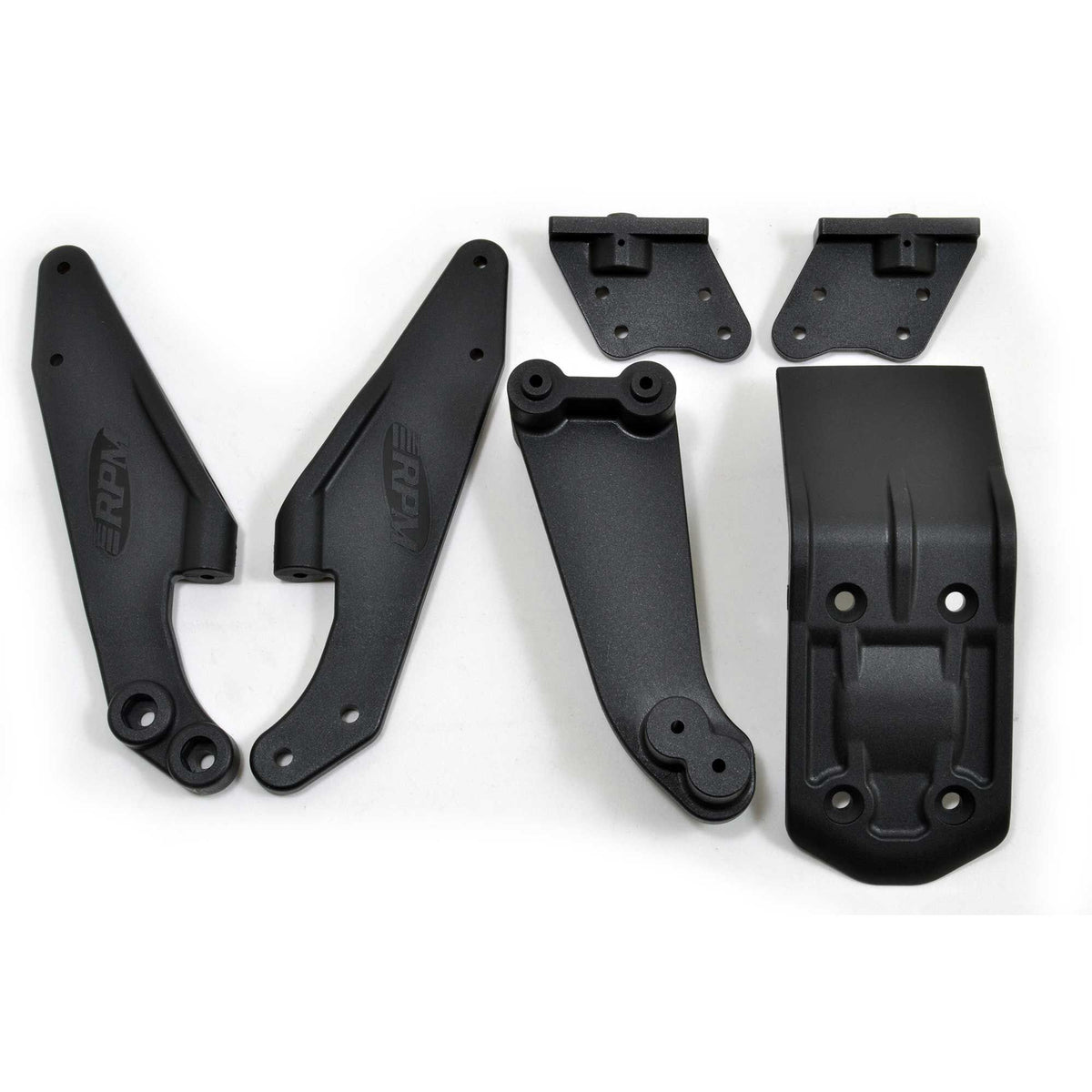 HD v2 Wing Mounts - Black: ARRMA Kraton 6S EXB v2