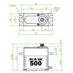 RAW 500 BLACK EDITION - Servo Programmable