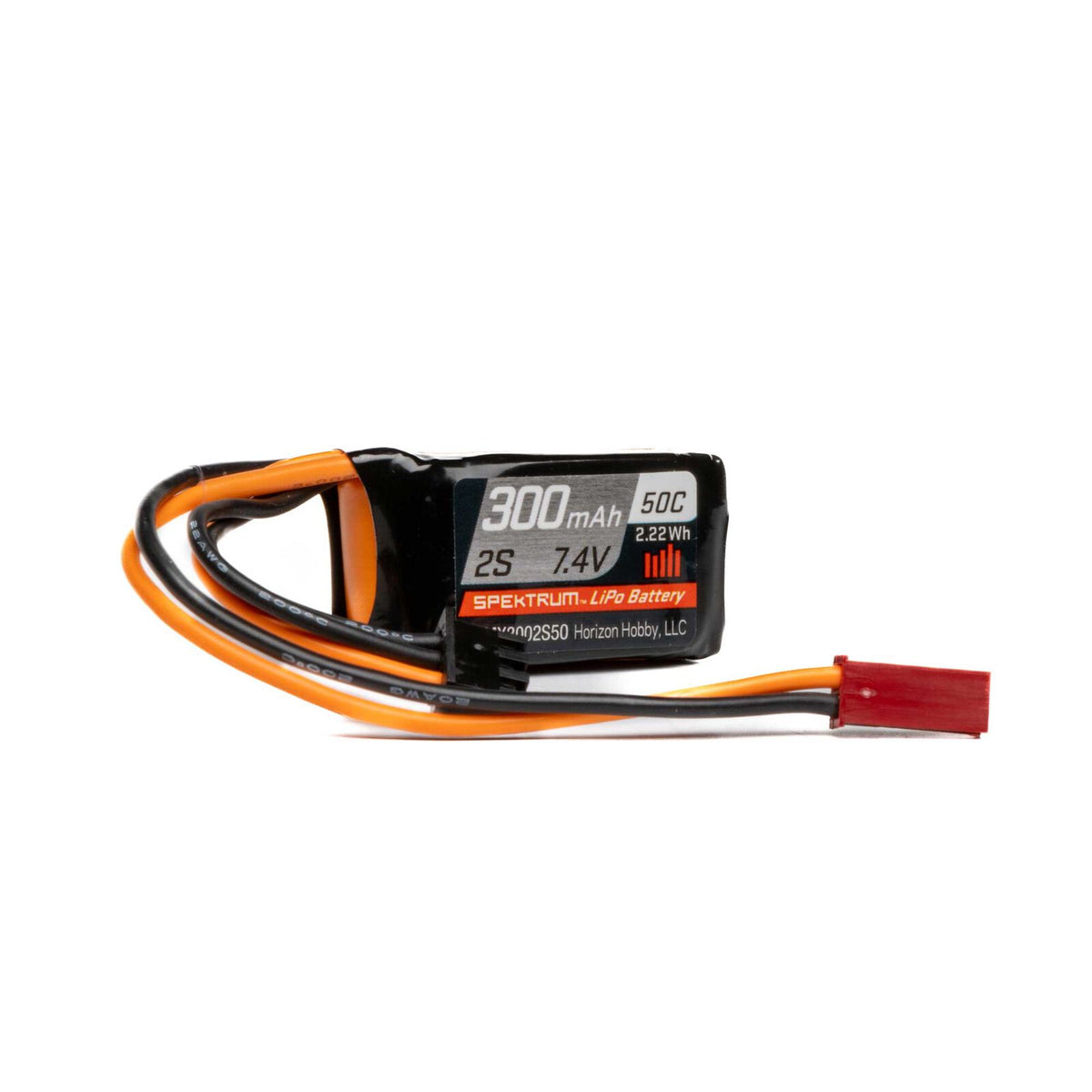 300mAh 2S 7.4V 50C LiPo JST-RCY Connector