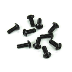 M4x10mm Button Head Screws- Black, 10pcs