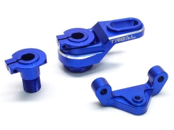 Treal Hobby Losi Promoto MX CNC Aluminum Clamping Servo Saver (25T/23T) (Blue) w/Spring