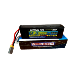 4S10000-100X Lectron Pro 14.8V 10000mAh 100C Soft Case Lipo Battery w/ XT60 Connector + CSRC Adapter (Lectron Pro)