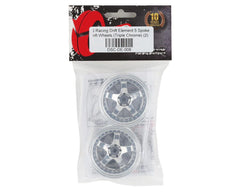 DS Racing Drift Element 5 Spoke Drift Wheels (Triple Chrome) (2) (Adjustable Offset) w/12mm Hex