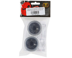 DS Racing Drift Element 5 Spoke Drift Wheels (Gunmetal & Chrome) (2) (Adjustable Offset) w/12mm Hex