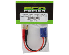 EcoPower Heavy Duty EC5 Charge Lead (Male EC5 to 4mm Banana Plugs)