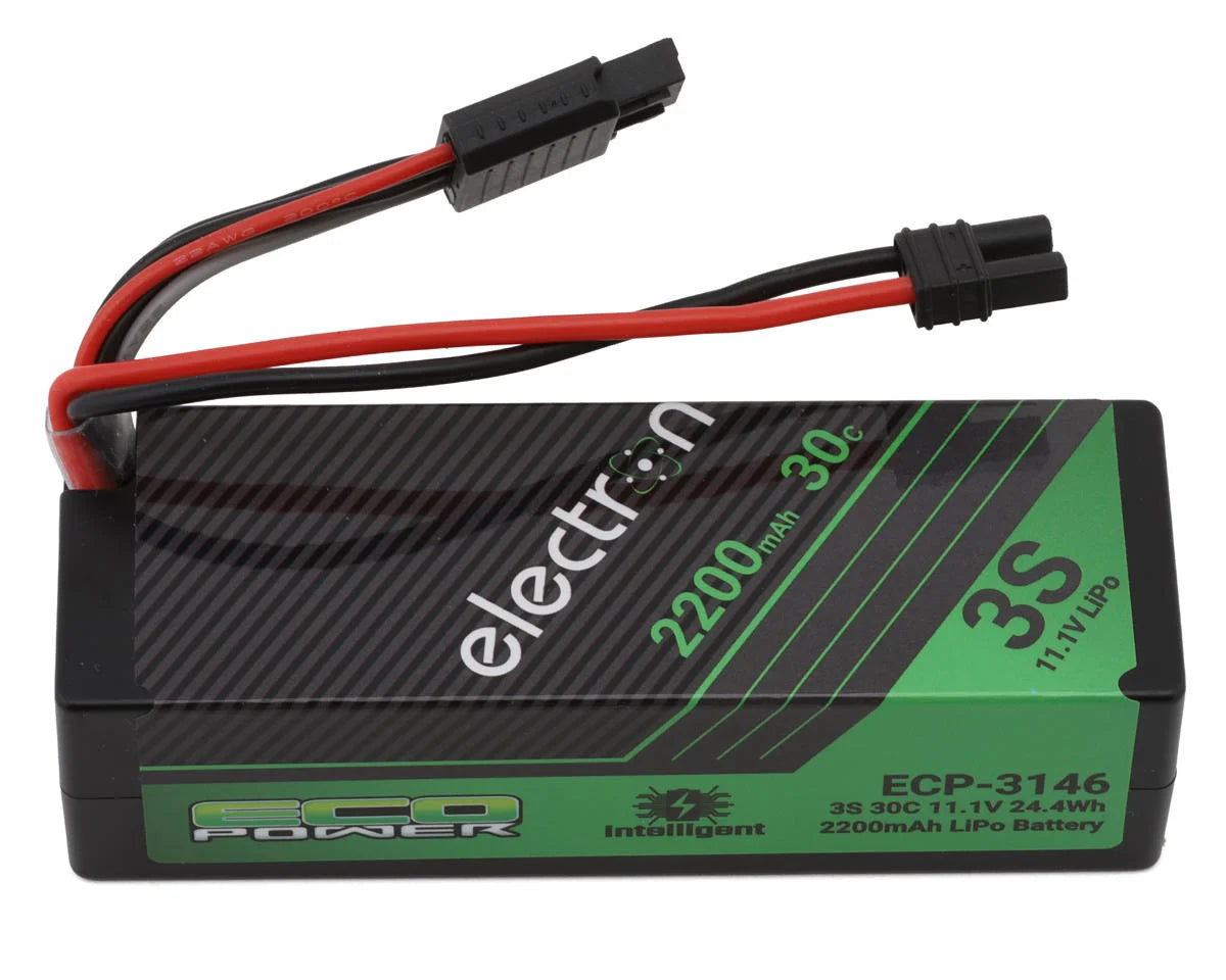 EcoPower "Electron" 3S 30C Intelligent LiPo Battery w/EC2 Plug (11.1V/2200mAh) (Losi™ Nascar/Arrma™ Grom Granite, Typhon, Mojave)