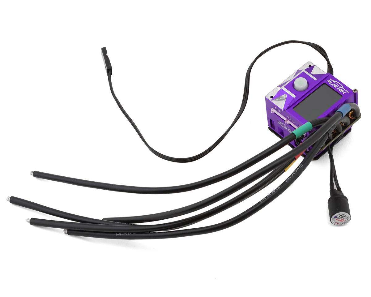 Furitek SlideTech PRO Drift & Stock 1/10 Sensored ESC w/OLED Display & Internal Fan (Purple)