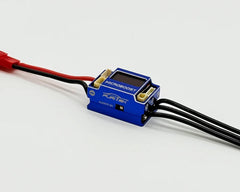 Furitek Microboost 2S 25A Brushless Sensored/Sensorless Micro Drift ESC w/Display (Blue) (Solderable/Replaceable Wire)
