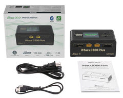 Gens Ace iMars D300 Plus G-Tech Smart Dual AC/DC Charger (Black) (6S/16A) (AC-300W) (DC-350W x2) w/Bluetooth App Control