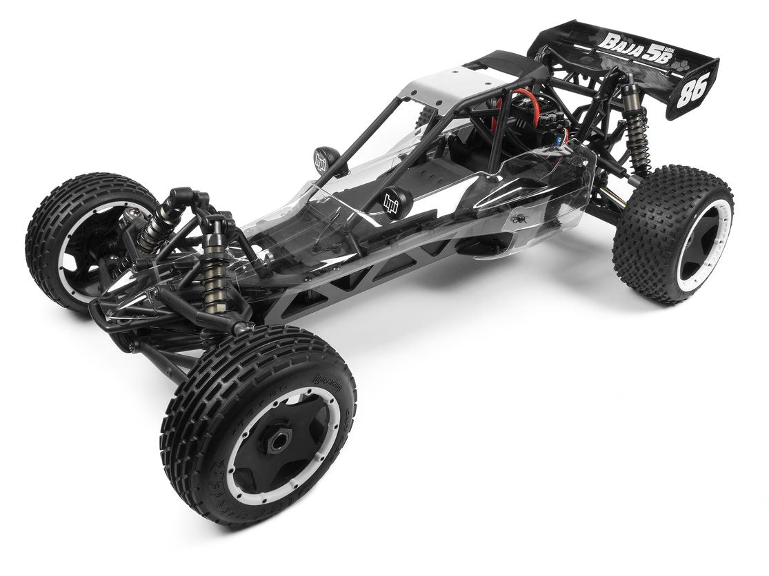 1/5 Scale Baja 5B Flux 2WD Electric Desert Buggy SBK with Clear Body