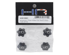Hot Racing Arrma Aluminum 17mm Friction Dirt Shield Wheel Nuts (4)