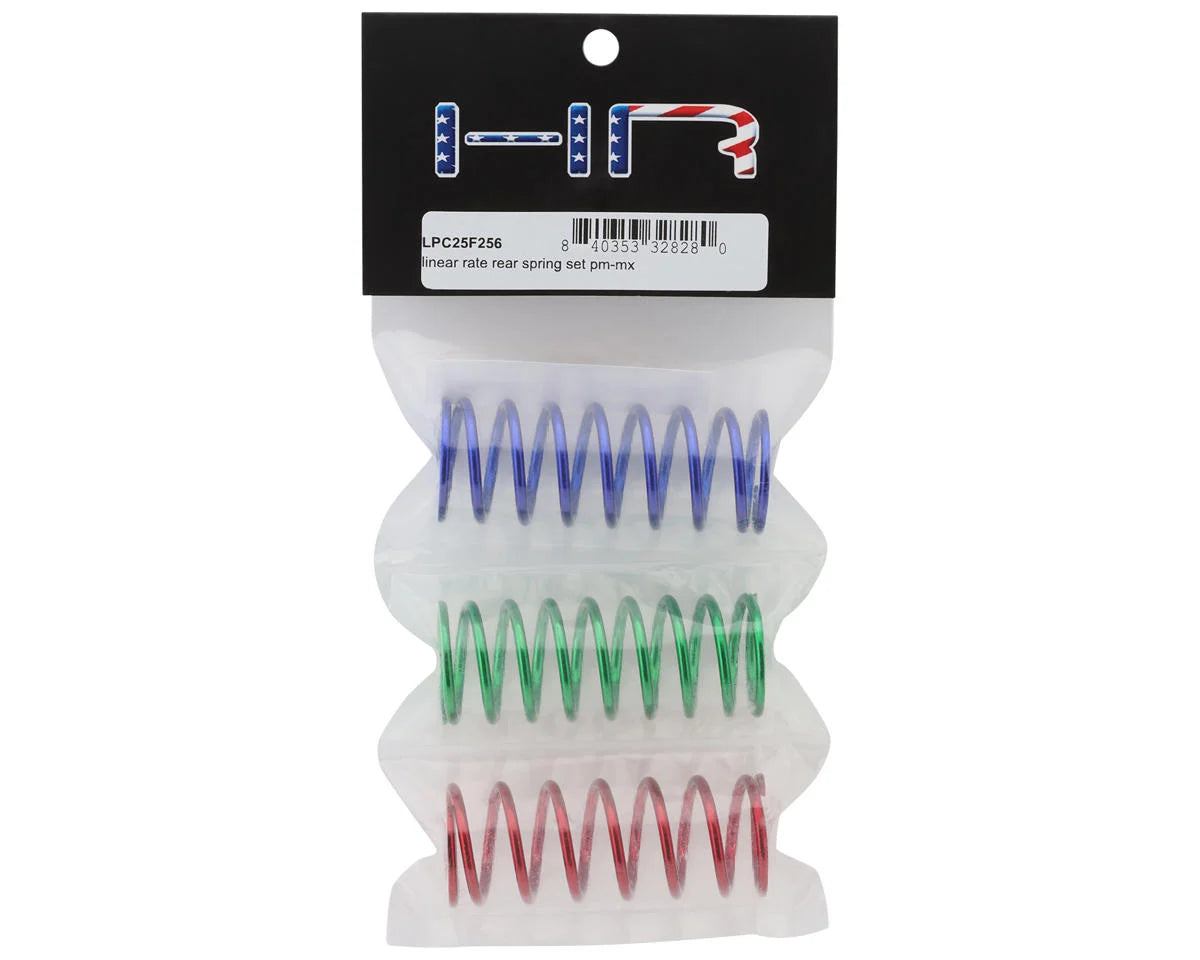 Hot Racing Losi Promoto-MX Linear Rate Rear Spring Set (3) (Soft/Medium/Firm)