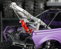 Injora Axial SCX24 1/24 Tow Truck Crane Kit & INJS2065-360 Winch Servo (Silver)