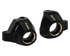 Injora Axial SCX30 Brass Steering Knuckles (Black) (4.4g ea)